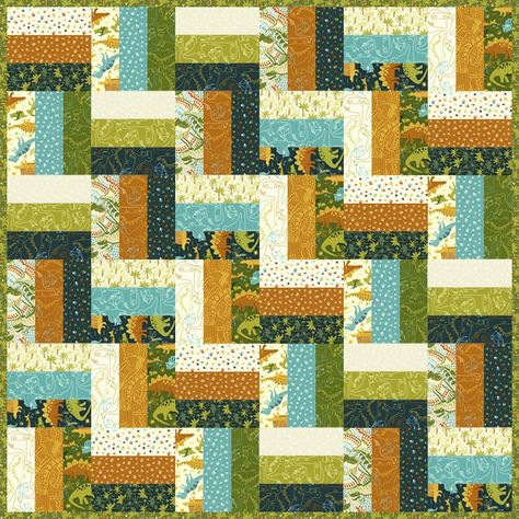 Fence Rail Quilt, Rail Quilt, Fence Quilt Pattern, Easy Quilt Blocks, Rail Fence Quilt, Jelly Roll Patterns, Complex Patterns, Quilt Sewing Patterns, Rail Fence