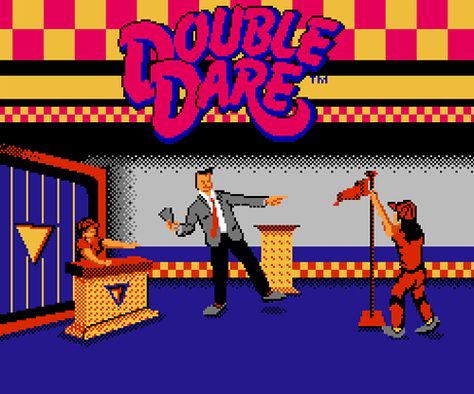 Open & share this gif tv, video games, nintendo, with everyone you know. Size 500 x 416px. The GIF create by Goldenmaster. Download most popular gifs double dare, nes, marc summers, 8 bit, on GIFER.com. Double Dare Games, 90s Nickelodeon, Nickelodeon 90s, Double Dare, Nickelodeon Shows, Geek Life, Nerd Life, Nintendo Nes, 90s 2000s