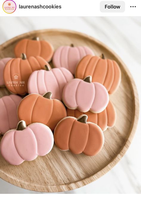 Little Pumpkin Cookies Girl, Pink Pumpkin Cookies, Pumpkin Birthday Cookies, Pumpkin Decorated Cookies, Pumpkin Sugar Cookies Decorated, Pink Thanksgiving, Pumpkin Sugar Cookies, Turkey Cookies, Halloween Sugar Cookies