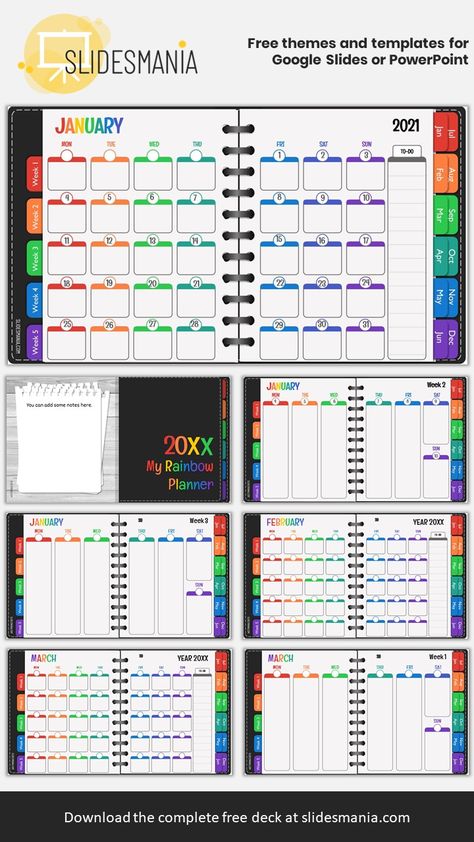 Free undated digital planner for Google Slides or PowerPoint. Or save it as PDF and use it with GoodNotes, Notability or similars. A new FREE digital planner, this time undated, so it doesn’t matter when you are reading this, you can click download PowerPoint or Open in Google Slides and you are ready to start planning! Google Slides Teacher Planner Free, Google Planner Template, Google Slides Planner, Digital Lesson Planner, Digital Planner Free Download, Digital Planner For Goodnotes, Free Digital Planner, Digital Planner Ideas, Online Planner