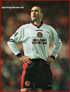 Eric CANTONA - League appearances for Man Utd. - Manchester United FC God Of Football, Sporting Legends, Eric Cantona, Manchester United Legends, Manchester United Wallpaper, Manchester United Fans, Cardio Machines, Manchester United Football Club, Premier League Champions