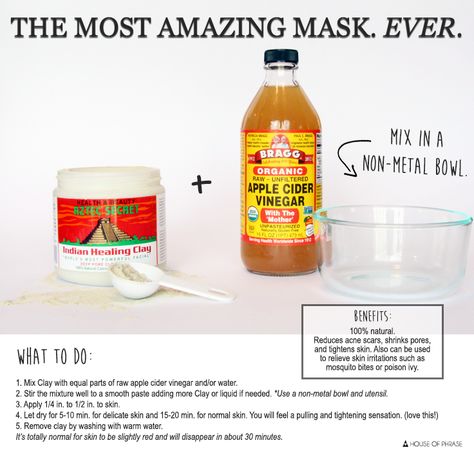 AZTEC HEALING CLAY: I use this mask once a week and it works better than pricey products I've used in the past. Aztec Healing Clay, Aztec Clay, Indian Healing Clay, Healing Clay, Makeup Tricks, Clay Mask, Skin Tips, Cider Vinegar, Belleza Natural