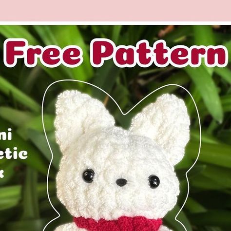 5,813 likes, 22 comments - amikaraco on December 2, 2023: "Hiii friends, here’s a free pattern for a mini arctic fox!! ❄️ It’s low sew and fairly quick to make! ❤️ ✨My ytube tutorial will be posted tomorrow if you need help! Thank you so so much for all the love and support! I’m super happy with how far I’ve come in such a short time. I look forward to making more patterns and sharing them with everyone :) And of course thank you to my wonderful testers! I greatly appreciate their help with t Arctic Fox Crochet, Crochet Eyes, Crochet Amigurumi Free Patterns, Beginner Crochet Projects, Crochet Amigurumi Free, Beginner Crochet, Fox Pattern, Arctic Fox, Crochet Items