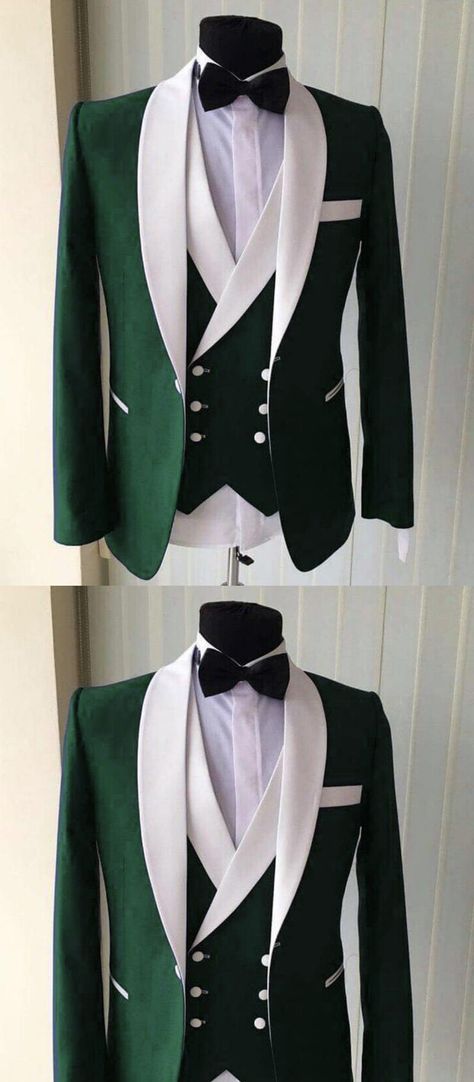 Groomsmen suit dark green/white White Jeans For Men, Italy Outfits Men, Suits Groom, Groomsmen Tuxedos, Wedding Dresses Men Indian, Modern Suits, White Jeans Men, Fancy Suit, Wedding Outfit Men