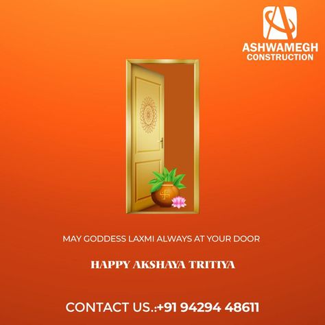 May the festival of Akshaya Tritiya light up your houses with light and prosperity and your lives with hopes and dreams. Happy Akshaya Tritiya! #akshayatritiya #wealthandprosperity #ashwameghconstruction #digitalmarketing #socialmediamarketing #business #ahmedabad #gujarat #stockmedia #realestate #entrepreneur #festiveseasons #indianculture #instagram #promotion #instagood #faith #hopesanddreams #businessspirit Akshaya Tritiya Real Estate, Akshay Tritiya Creative Ads, Akshaya Tritiya Creative Ads, Akshaya Tritiya Creative, Happy Akshaya Tritiya, Akshaya Tritiya, Real Estate Marketing Design, Real Estate Ads, Instagram Promotion