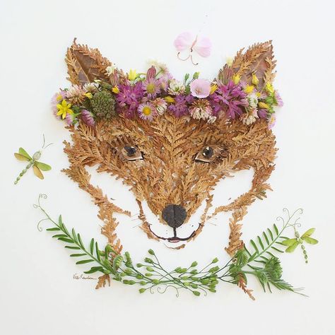 2,121 Likes, 49 Comments - Sister Golden® (@sistergoldenshop) on Instagram: “🦊🌸🌿Tag a flower lover (or fox ❤️-er) below!” Flower Art Prints, Sister Golden, Deco Nature, Flower Craft, Pressed Flower Art, Forest Flowers, Flower Prints Art, Crafts For Girls, Summer Prints