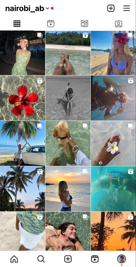 Vibrant Instagram Feed, Insta Aesthetic Profile, Ig Feed Layout, Summer Insta Feed, Hawaii Pics, Insta Grid, Instagram Grid Layout, Instagram Story Inspiration, Insta Feed Ideas