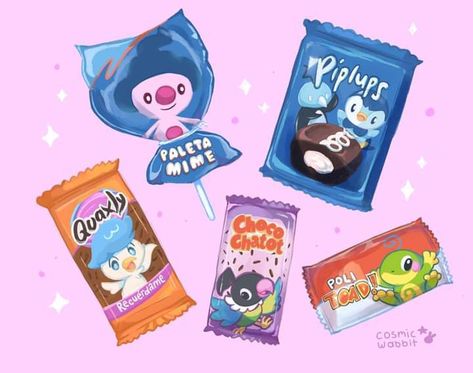 Mexican Candies, Pokemon Candy, Pokemon Adventures Manga, Pokemon Sketch, Mexican Candy, Steven Universe Funny, Pokemon Pokedex, My Childhood, Kawaii Art