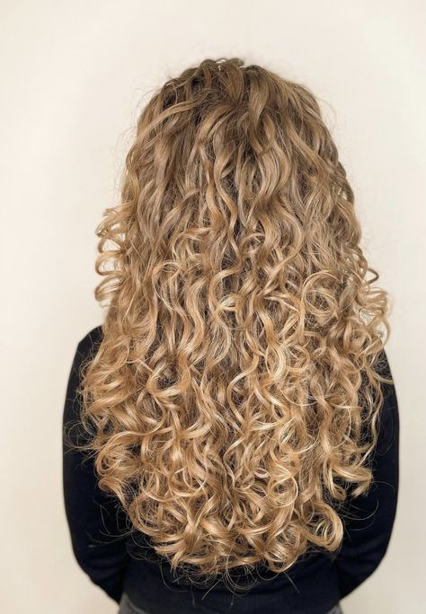 Dirty Blonde Curly Hair With Highlights, Dirty Blonde Curly Hair, Blonde Curly Hair Natural, Hair Shapes, Blonde Highlights Curly Hair, Curly Highlights, Longer Hair Growth, Highlights Curly Hair, Blonde Curly Hair