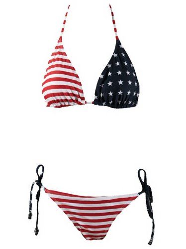 cute.. American Flag Swimsuit Bikinis, American Flag Swimsuit, Swimsuit Bikinis, Padded Swimwear, Valley Girls, American Flag Print, Pool Side, 4th Of July Outfits, Cute Bathing Suits