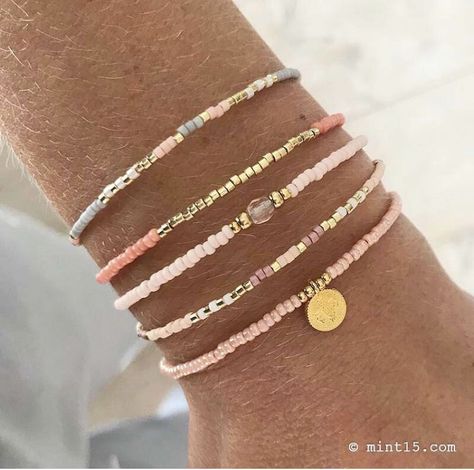 Images By Elvierra Deifuss On Bracelets Funky Bracelet, Karma Jewelry, Vintage Jewelry Diy, Preppy Jewelry, Ready For, Beads Bracelet Design, Jewelry Accessories Ideas, Jewelry Lookbook, Chic Jewelry