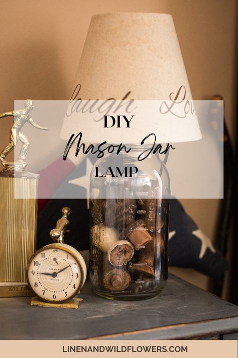 Mason Jar Filler Ideas, Jar Filler Ideas, Glass Jar Lamps, Memory Jars, Jar Fillers, Gallon Jars, Large Mason Jars, Glass Lamp Base, Memory Jar