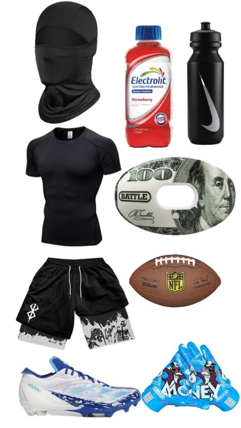 Flag Football Cleats, Flag Football Essentials, Football Practice Outfit, Football Drip, Casual Athletic Outfits, Football Bag, Stud Outfits, Basketball Accessories, Basketball Bag