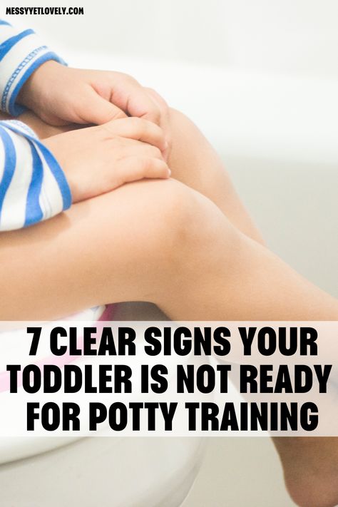 Are you a toddler parent wondering about when to start potty training? Potty training is an important milestone that requires time and patience. So if you start potty training too soon, it can backfire on your efforts and take longer time than needed. Here are 7 signs that your toddler is not ready for potty training and learn about the right time to start potty training. When To Start Potty Training, Toddler Behavior Management, Toddler Parenting, Starting Potty Training, Time And Patience, Toddler Behavior, Tantrums Toddler, Parenting Toddlers, Too Soon