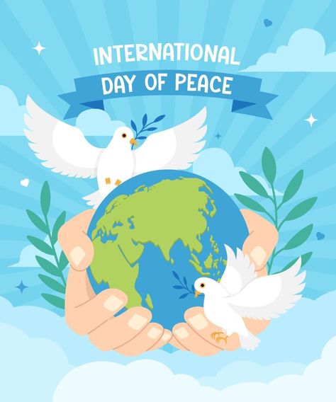 International Peace Day Poster, Peace Day Poster, International Peace Day, Peace Day, Day Of Peace, Peace Poster, International Day Of Peace, Wedding People, International Day