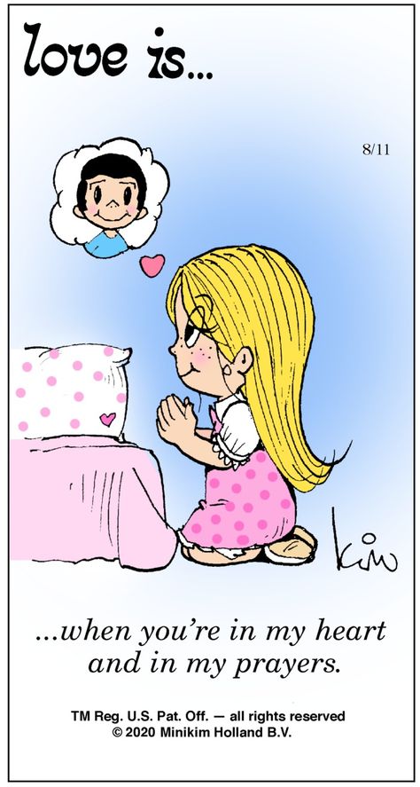 Love is...Color Tuesday 11 August 2020 | Artful Asprey Cartoons Good Night My Love, Love Is Quotes, Big Friendly Giant, Night My Love, Protection Prayer, Special Love Quotes, Love Is Cartoon, Hug Quotes, Love Is Comic