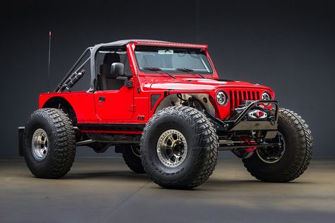 This Go-Anywhere 2005 Jeep Wrangler Rock Crawler Is For Sale  | HiConsumption Jeep Modified, Custom Jeep Wrangler Unlimited, Triumph 900, Jeep Lj, Jeep Quotes, 2005 Jeep Wrangler, Desert Sled, Cars Photography, Goodyear Wrangler