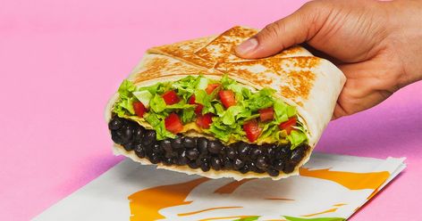 How to Order Vegan at Taco Bell: The Ultimate Guide Bean Crunch Wrap Supreme, Black Bean Crunch Wrap, Vegan Crunch Wrap, Vegan Taco Bell, Vegan Fast Food Options, Crunch Wrap, Vegan Fast Food, Vegan Guide, Vegetarian Menu