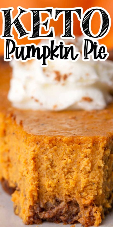 Sugar Free Pumpkin Pie, Keto Pie, Low Carb Pumpkin Pie, Keto Pumpkin Pie, Low Carb Holiday, Desserts Keto, Pumpkin Pie Recipe, Keto Pumpkin, Keto Dinners