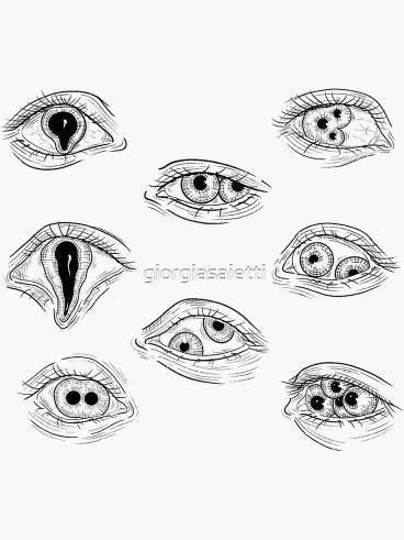 Trippy Eyeball Drawing, Eyeball Drawing, Trippy Eye, Mouth Tattoo, Eyeball Tattoo, Emo Tattoos, Creepy Eyes, Occult Tattoo, Eyeball Art