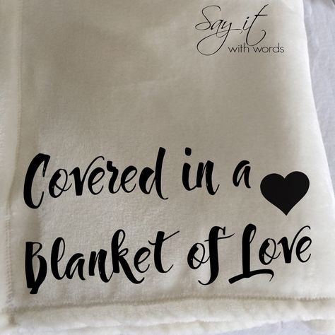 Blanket Ideas With Cricut, Sleep Sayings, Blanket Sayings, Infusible Ink Projects, Blanket Quotes, Crop Ideas, Girls Camp Ideas, Couples Blanket, Pallet Wood Projects