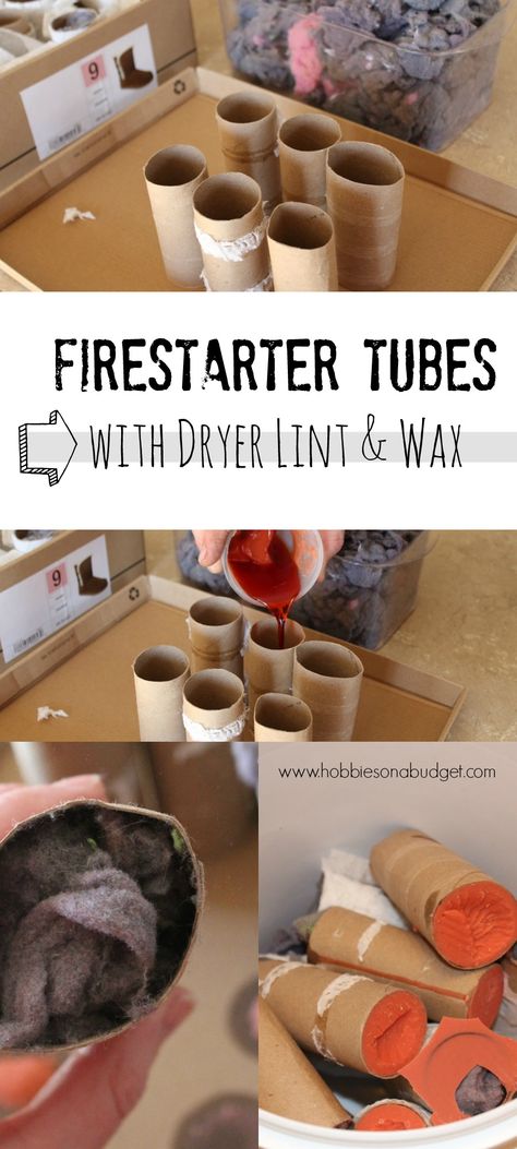 Firestarters Diy, Fire Starters Diy, Easy Camping Hacks, Toilet Paper Tube, Astuces Diy, Cool Wood Projects, Easy Wood Projects, Fire Starter, Easy Camping