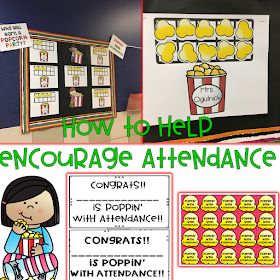 Adventures in Kinder and Beyond: Attendance Incentives Attendance Board Ideas, Attendance Incentives, Attendance Board, Classroom Attendance, Elementary School Activities, Classroom Incentives, Perfect Attendance, Student Attendance, Dean Of Students