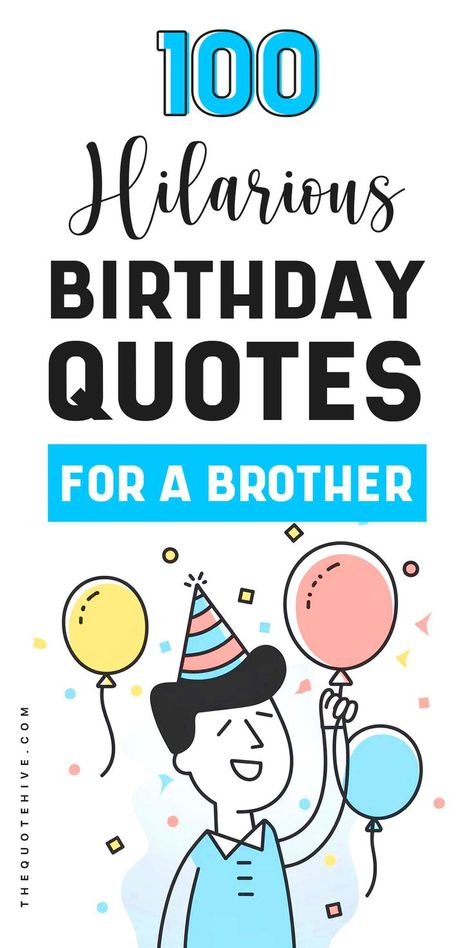 Funny birthday quotes for your brother to make his day even more special and full of laughter. Brother Birthday Card Ideas Handmade, Birthday Quotes For Brother Funny, Birthday Jokes For Men, Bday Card For Brother, Birthday Card For Brother Handmade, Funny Birthday Quotes For Brother, Best Wishes For Brother, Hilarious Birthday Quotes, Birthday Quotes For Brother