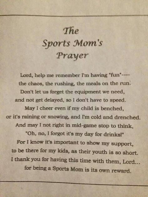 I love this!!! It's very possible that I will figure out a way to put this on my wall. Sports Mom Quotes, Mom Prayers, Softball Quotes, Softball Life, Baseball Quotes, Travel Team, Team Mom, Football Quotes, Senior Night