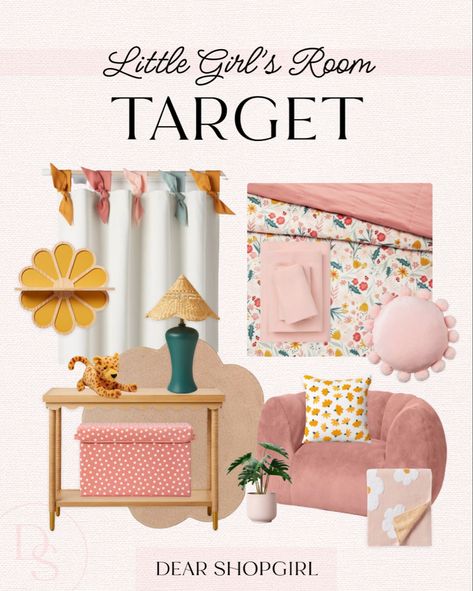 Little girl’s colorful bedroom design, all from Target! This scalloped table is adorable and currently on sale! Loving all the different floral patterns in the quilt, pillows and wall decor Follow my shop @dearshopgirl on the @shop.LTK app to shop this post and get my exclusive app-only content! #liketkit #LTKhome #LTKkids #LTKSeasonal @shop.ltk https://liketk.it/4eEEC Colorful Bedroom Design, Garden Bedroom, Pillow Fort, Room Redo, Toddler Room, Bedroom Inspo, Bedroom Colors, Cotton Quilts, Girl's Room