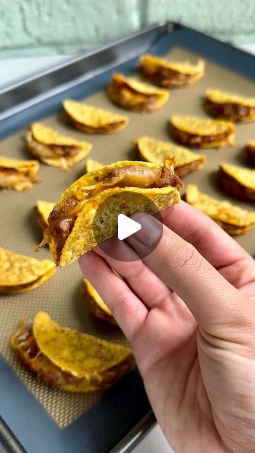 Sophie Knauer | Dangthatssweet on Instagram: "Tortilla chips get filled with creamy refried beans, shredded cheese, and taco seasoning, then baked and folded into taco bites for the perfect bite-sized appetizer or snack! 🌮 

Comment the word “Taco” or “taco” below to get the full recipe sent to your DM’s, or visit my website, dangthatssweet.com

#beanandcheese #tacos #tacobites #easyrecipes #easyappetizers" Mexican Chips And Dip, Creamy Refried Beans, Mexican Chips, Taco Bites, Sides Dishes, Cuban Food, Bite Size Appetizers, Thanksgiving 2024, Food Mexican