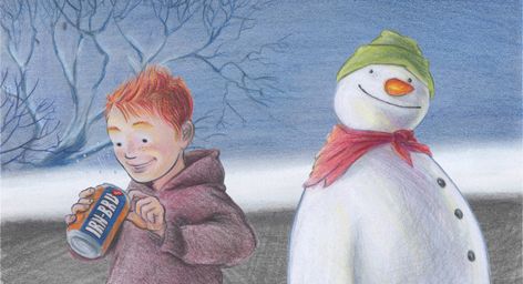 On Reflection: Sherbet's Bairstow Remembers The Irn-Bru Snowman The Snowman Movie, Raymond Briggs, Irn Bru, Films To Watch, Holiday Cartoon, Christmas Date, Childrens Tv, Family Films, Cuddling On The Couch