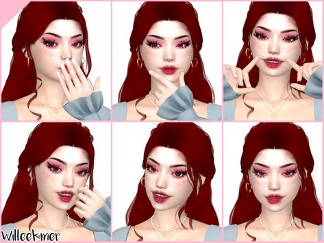 Willeekmer's Close up Modeling Poses (LAZY trait) Sims 4 Cc Poses, Sims 4 Traits, Modeling Poses, Sims 4 Downloads, Sims Community, Ts4 Cc, Sims 4 Cc, Maxis Match, Custom Content