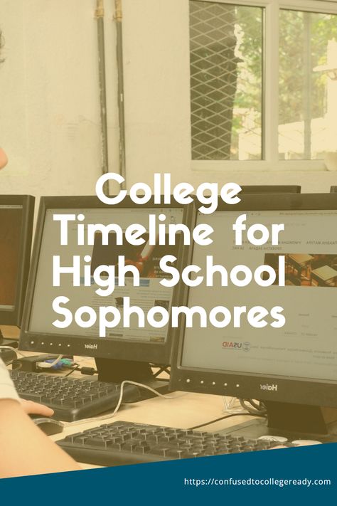 The college timeline for high school students is an important part of the college search. In sophomore year, your students have several tasks that will help them. #collegetimeline #collegetimelinehighschool #collegeplanning Prep For College, High School Prep, College Visits, College Ready, High School Counselor, College Preparation, Highschool Freshman, College Visit, School Checklist