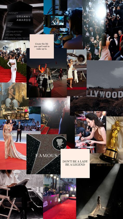 #aestatic #foryou #actress #collage #famous Famous Vision Board, Actress Career, Famous Lifestyle, The Best Wallpapers, My Future Job, Film Life, Vision Board Wallpaper, Career Vision Board, Acting Tips