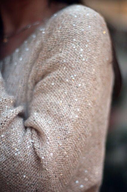 Sparkly Sweater, Sparkle Sweater, Looks Chic, Looks Style, Look Fashion, Style Me Pretty, Passion For Fashion, Autumn Winter Fashion, Just In Case