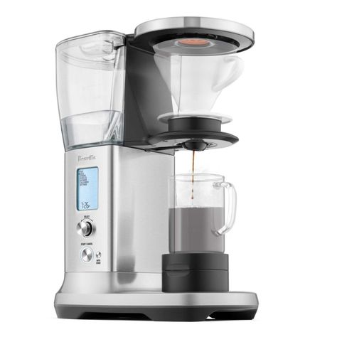 9 innovative kitchen gadgets that will make your life (and cooking) better | T3 Breville Espresso Machine, Stainless Steel Coffee Maker, Single Cup Coffee Maker, Seattle Coffee, Pour Over Coffee Maker, Coffee Brewer, Glass Carafe, Filter Coffee, Pour Over Coffee