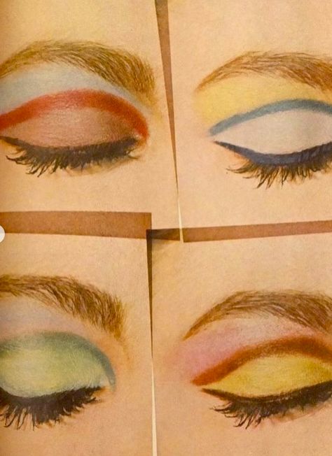 1960s Makeup Eyes, 1970 Makeup, 1960’s Makeup, 60’s Makeup, 1970s Makeup, 1960s Makeup, Late 60s Fashion, Hippie Makeup, Vintage Makeup Looks