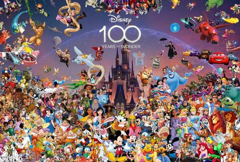 Disney 100 Years Of Wonder, Disney 100 Years, Disney 100, 100 Years, Deviantart, Wonder, Disney