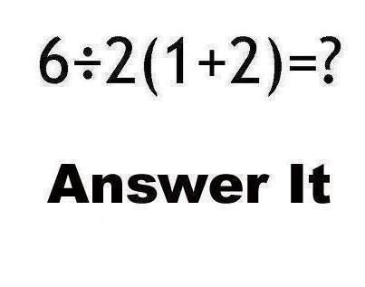 6/2(1+2) = X | can you solve?  Did you get 1 or 9?   It's 9, guys...order of operations in PEMDAS = (P)(E)(MD)(AS) where (MD) and (AS) are ordered left to right. Hard Math Problems, Math Literature, I Hate Math, Math Answers, Math Problem, Math Test Prep, Pre Algebra, Order Of Operations, Smarty Pants