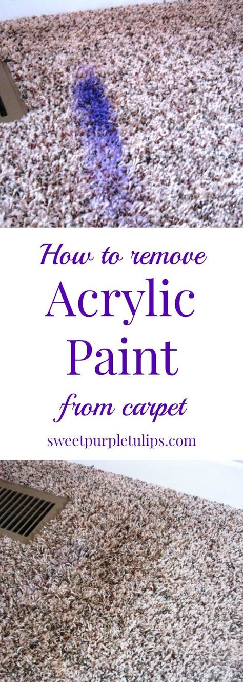 Remove Paint From Carpet, Paint Out Of Carpet, Soda Ideas, Remove Acrylic Paint, Diy Baking Soda, Remove Acrylics, Clean Car Carpet, Cleaning Diy, Cleaning Painted Walls