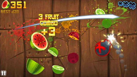 Get the real 'Fruit Ninja' on the VR platform of your choice Fruit Ninja Game, Ninja Games, Game Fruit, Fruit Ninja, Clash Of Clans Hack, But You Didnt, Kiwi Bird, Free Fruit, Game Resources