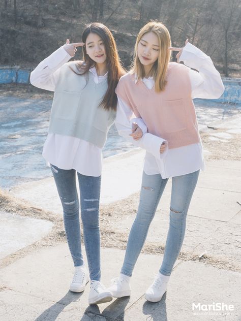 Korean Twin Look Fashion - Official Korean Fashion