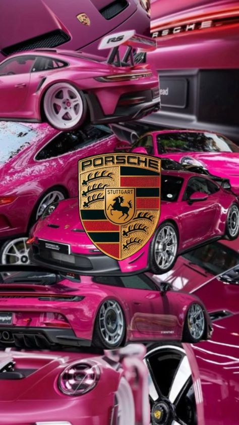 Wallpaper screen saver Home Screen pink car hot pink sports car German f1 Porsche Logo Wallpaper, Ruby Star Porsche, Pink Bmw, Hot Pink Cars, Pink Cars, Wallpaper Iphone Disney Princess, Luxury Car Brands, Wallpaper Screen, Mini Cakes Birthday