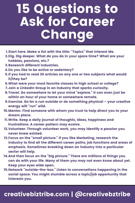 15 Questions to Ask Before Making a Career Shift Career Choices Ideas, Career Questions To Ask Yourself, How To Choose A Career, Business Questions To Ask, Resume Words Skills, Career Ideas For Women, Career Advice Quotes, Career Journal, Career Questions