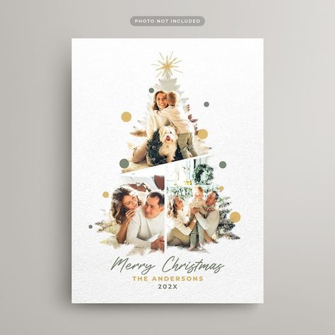 Family Christmas Card Ideas Creative, Christmas Card Personalized, Christmas Card Design Photo, Christmas Digital Products, Graphic Design Christmas Card, Christmas Social Media Design, Xmas Card Design, Christmas Cards With Photo, Christmas Card Stand