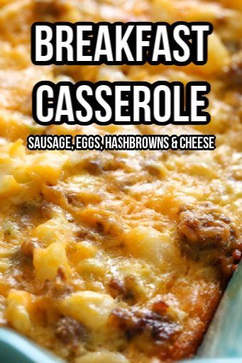 This Easy Breakfast Casserole comes together in no time for a weekend breakfast! Combine eggs with sausage, frozen hashbrown potatoes, and cheese for the ultimate easy breakfast or brunch casserole! Breakfast Bake Hashbrown, Egg Bake With Sausage And Hashbrowns, Egg Bake With Frozen Hashbrowns, Breakfast Casserole Frozen Hashbrowns, Breakfast Casserole Real Potatoes, Breakfast Casserole With Hashbrowns And Sausage Eggs, Easy Egg And Hashbrown Casserole, Hashbrown With Eggs On Top, Skillet Hashbrown Casserole