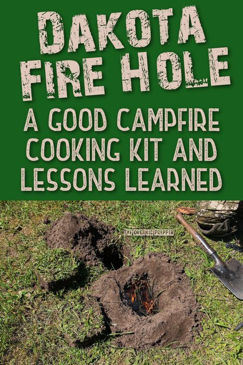 Aden built a Dakota fire hole to test cooking methods and supplies, how long it took to dig the hole, how much smoke was produced, and more details. Here's what he learned. | The Frugalite. via @theorganicprepper Micro Learning Method, Dakota Fire Hole, Lost Skills, Dakota Fire, Kelly Kettle, Nomadic Life, Micro Farm, Red Delicious Apples, Emergency Radio