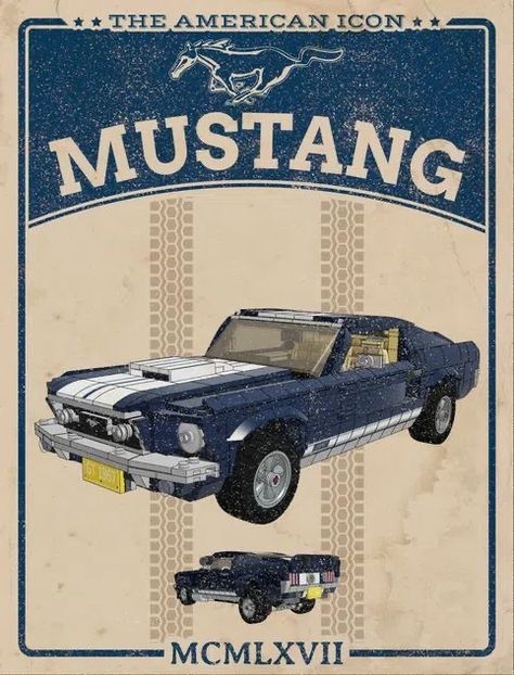 Ford Mustang Poster, Mustang Poster, Mustang Vintage, 1967 Ford Mustang, Retro Posters, Overall Aesthetic, Add Personality, Room Posters, Vintage Poster