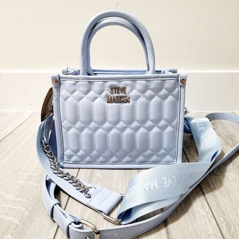 Adidas Duffle Bag, Steve Madden Crossbody Bag, Steve Madden Purse, Luxury Bags Collection, Steve Madden Handbags, Crossover Bags, Girly Bags, Steve Madden Bags, Quilted Crossbody Bag